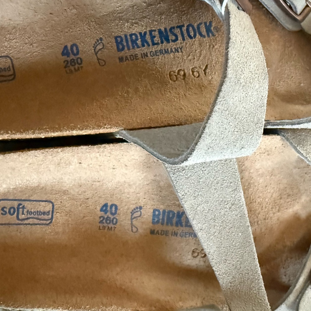 Birkenstock Taupe Sandals - Picture 6 of 14